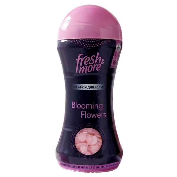Кондиционер для белья в гранулах " Fresh&More " ЧЗ ОСУ 210г, Цветущие цветы (Blooming Flowers), розовый